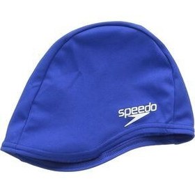 تصویر کلاه شنا آبی مردانه و زنانه استخوان یونیسکس پلی استر اسپیدو SPEEDO 