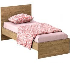 تصویر تخت خواب یک نفره بدون کشو کافه فرنیچر مدل آیدا 