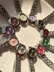 تصویر ساعت مچی عقربه ای کاسیو صفحه رنگی 