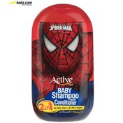 تصویر شامپو بچه اکتیو طرح Spider Man حجم 280ml Active Baby Shampoo Model Spider Man 280ml