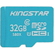 تصویر کارت حافظه microSDHC کینگ استار 32 گیگابایت مدل 580x 