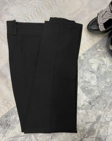 تصویر شلوار زنانه مازاراتی راسته مشکی Maserati straight black women's pants