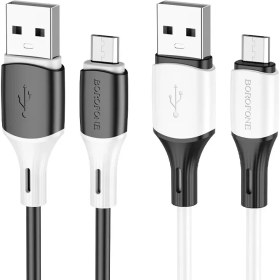 تصویر كابل شارژ ميكرو برندBOROFONE مدل BX79 (شش ماه گارانتي) Borofone BX79 MicroUSB Cable