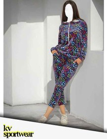 تصویر سویشرت شلوار مخمل زنانه کد 001 Womens sweatshirt velvet pants code 001