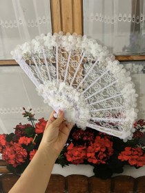 تصویر بادبزن عروس کد ۳۲۷ 