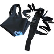 تصویر پاراشوت ( چتر مقاومتی) شنا مدل ساده رنگ مشکی سایز 25 