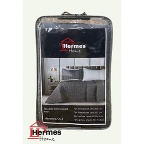 تصویر روتختی پنبه دوزی دونفره هرمس هوم HERMES HOME مدل: 003 HERMES 