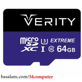 تصویر کارت حافظه وریتی مدل U3 ظرفیت ۶۴ گیگابایت سرعت ۸۰MB/s 