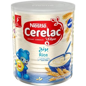 تصویر سرلاک فرنی برنج همراه با شیر حجم 400 گرم نستله ا Nestle Cerelac Rice With Milk 400 gr Nestle Cerelac Rice With Milk 400 gr