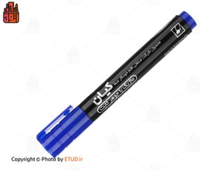 تصویر ماژیک رنگ ثابت کیان نوک تخت مشکی Kian Permanent Marker Black Flat tip