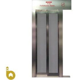 تصویر درب طبقه آسانسور یاران عرض 80 تلسکوپی Yaran elevator landing door, 80 width, telescopic