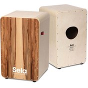 تصویر کاخن سلا مدل SE010 Sela SE 010 CaSela Pro Satin Nut Professional Snare Cajon