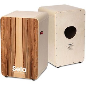 تصویر کاخن سلا مدل SE010 Sela SE 010 CaSela Pro Satin Nut Professional Snare Cajon
