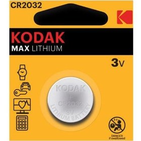 تصویر باتری سکه ای کداک مدل 2032 ا Battery KODAK MAX LITHIUM 2032 Battery KODAK MAX LITHIUM 2032