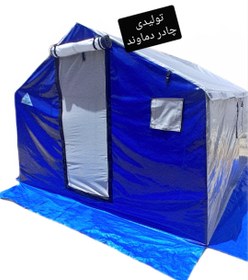 تصویر چادر اسکلتی عشایری کمپینگ کانتینری ترانزیتی ۳در۴ (۱۲متری) Tent