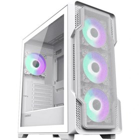 تصویر کیس کامپیوتر گیمینگ گیم مکس مدل سیج GAMEMAX Siege BK Gaming PC Case