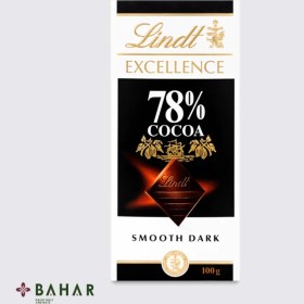 تصویر شکلات تلخ لینت اکسلنس 78 درصد 100گرم Lindt شکلات و فرآورده های کاکائویی 100گرم