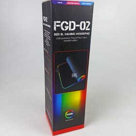 تصویر ماوس پد گیمینگ RGB مدل FGD-02 کد 6482 
