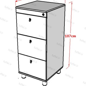 تصویر فایل سه کشوی فوفل مدل FI103-N-050-N 