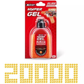 تصویر تیر ژله ای 20000 تایی ایکس شات X-Shot مدل Hyper Gel 