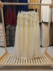 تصویر دامن تور گل رز1001 