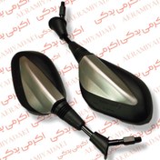 تصویر آیینه بیضی هوندا متین خودرو Mkz ساوینی فابریک MT کد 791222 اینه متین خودرو،ایینهMkz.آیینه متین