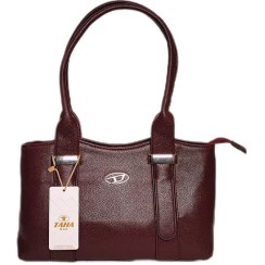 تصویر کیف زنانه شرانگ دیزل زرشکی کد 3530 