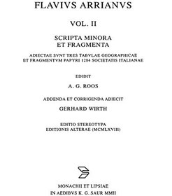 تصویر دانلود کتاب Flavius Arrianus, Scripta, Vol. II Scripta minora et fragmenta کتاب