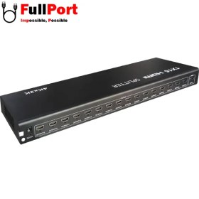 تصویر اسپلیتر 16 پورت HDMI ورژن 1.4 وی نت مدل V-SPHD1416 V-NET V-SPHD1416 HDMI Splitter V1.4 16 Port