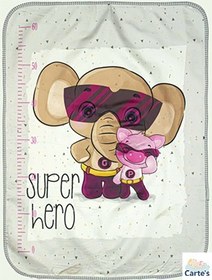 تصویر زیرانداز تعویض نوزاد عروسکی فیل عینکی 