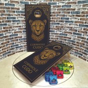 تصویر کورن هول طرح پلنگ بهمراه 8 عدد کیسه 