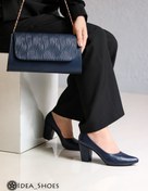 تصویر کفش مجلسی ۵ سانت مدل ۵۴۶ با رویه چرم مصنوعی 