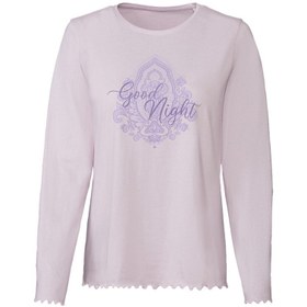 تصویر ست تی شرت آستین بلند و شلوار زنانه اسمارا مدل 1742111 - s(36/38) یاسی 