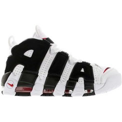 تصویر کتونی اسپرت نایک ایر آپتمپو سفید مشکی Nike Air More Uptempo 