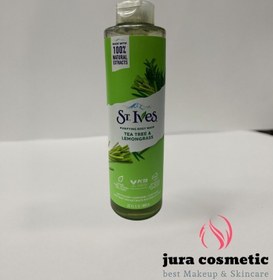 تصویر شامپو بدن St. Ives مدل Tea Tree And Lemon Grass حاوی عصاره درخت چای و علف لیمو حجم 650 میل 