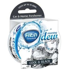 تصویر خوشبوکننده خودرو کنسروی فرش وی مدل Fresh Way Dew COOL & BLACK 