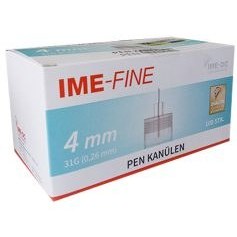 تصویر سر سوزن تزریق انسولین آی ام ای فاین سایز IME-Fine 4mm 