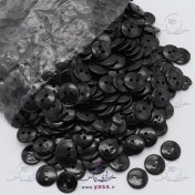 تصویر دکمه پلاستیکی مشکی (دکمه مخفی) 1.5 سانت (حدود 720 عددی) 