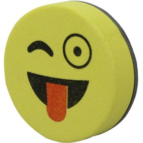 تصویر تخته پاک کن طرح ایموجی بزرگ Emoji white Board Eraser