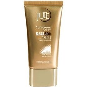 تصویر کرم ضد آفتاب پوست‌های چرب ژوت SPF50 بژ طبیعی ۴۰ میلی لیتر Jute Sunscreen Cream For Oily Skin Natural Beige SPF50 40ml