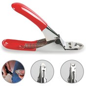 تصویر ناخن گیر گیوتینی سگ و گربه همراه با سوهان zampa Nail Clipper