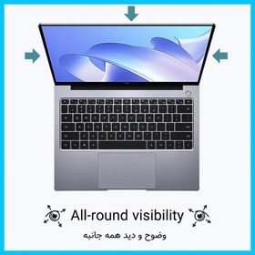 تصویر گلس لپ تاپ لنوو IdeaPad Flex 5i مدل هیدروژلی مات برند تکنو کد XL 