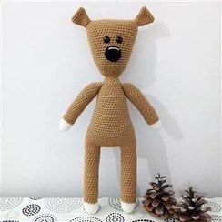 تصویر عروسک خرس تدی مستربین سایز ۳۰ سانت 