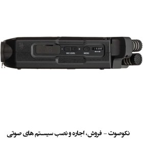 تصویر ضبط کننده صدا زوم مدل H4N PRO ضبط کننده صدا دیجیتالی مشکی زوم مدل H4N PRO اقلام همراه 2 عدد باتری قلمی | دفترچه راهنما | کیف