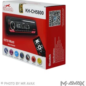 تصویر پخش دکلس پنل ثابت چیتا (Cheetah) Cheetah Car Player KH-CH5700