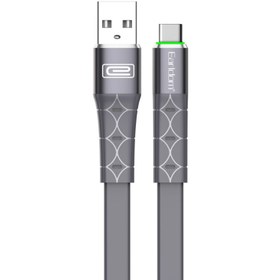 تصویر کابل LED دار تبدیل USB به microUSB ارلدام مدل EC-081M 