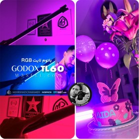 تصویر نور باتومی RGB گودکس TL60 Godox TL60 RGB LED Tube Light (2.5')