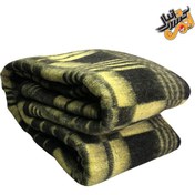 تصویر پتو پشمی تک نفره چهارخانه 