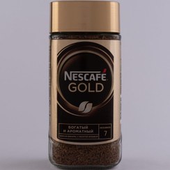 تصویر قهوه فوری نسکافه گلد روسی 200 گرمی INSTANT COFFEE NESCAFE GOLD 