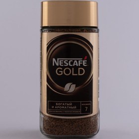 تصویر قهوه فوری نسکافه گلد روسی 200 گرمی INSTANT COFFEE NESCAFE GOLD 